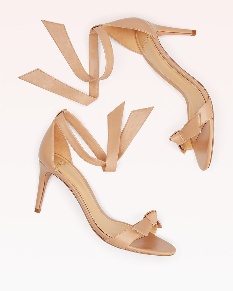 Clarita 75 in Beige Leather
