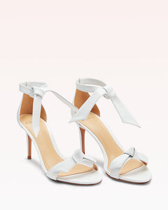 Clarita 75 in White Leather