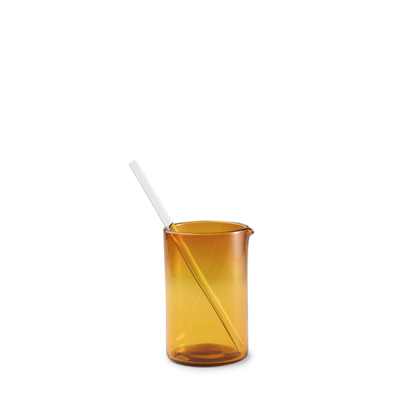 Cocktail Mixer and Stir Stick in Amber