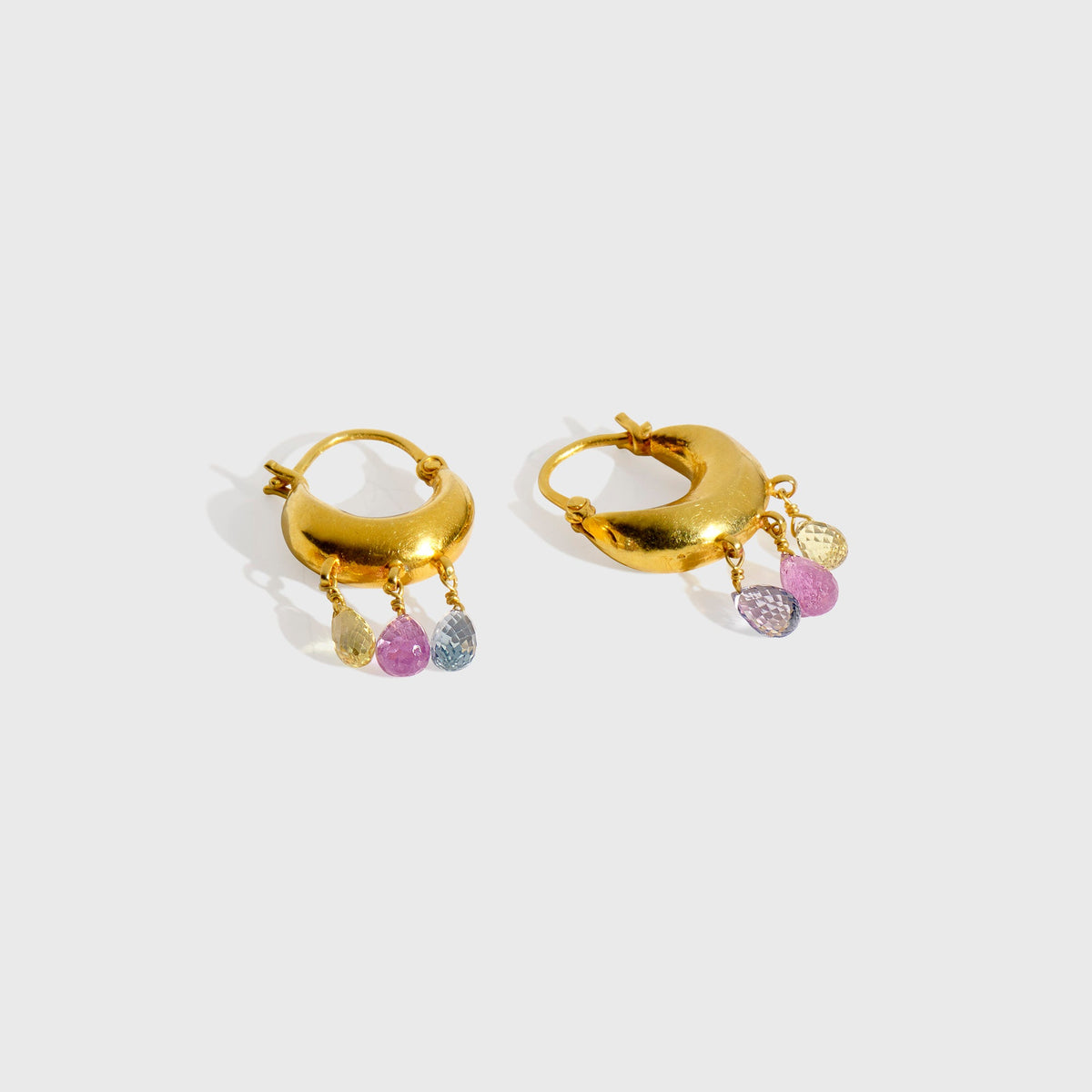 Paras Multicolor Sapphire Earrings