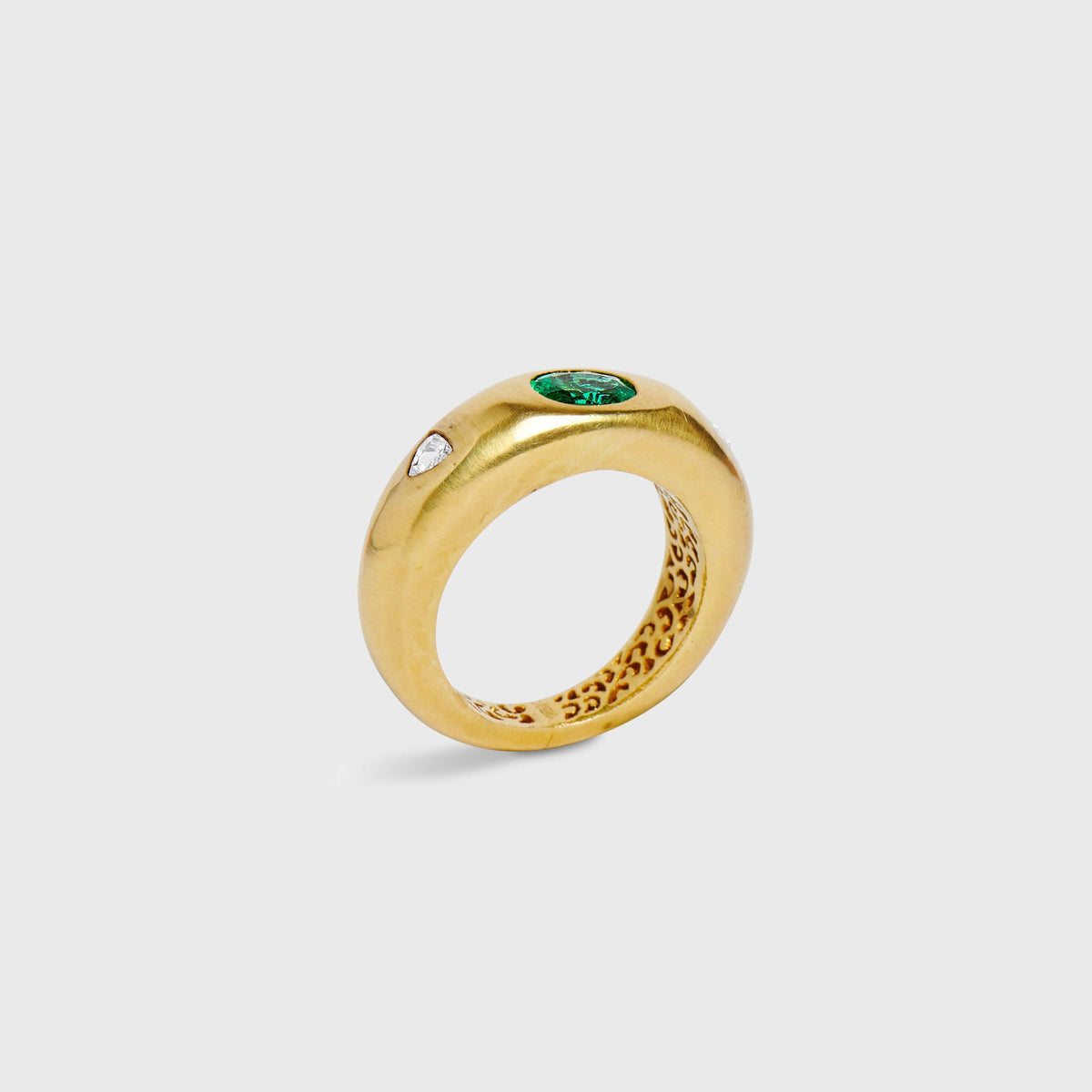 Hansh Emerald and Diamond Ring