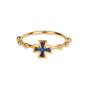 Baroque Cross Ring