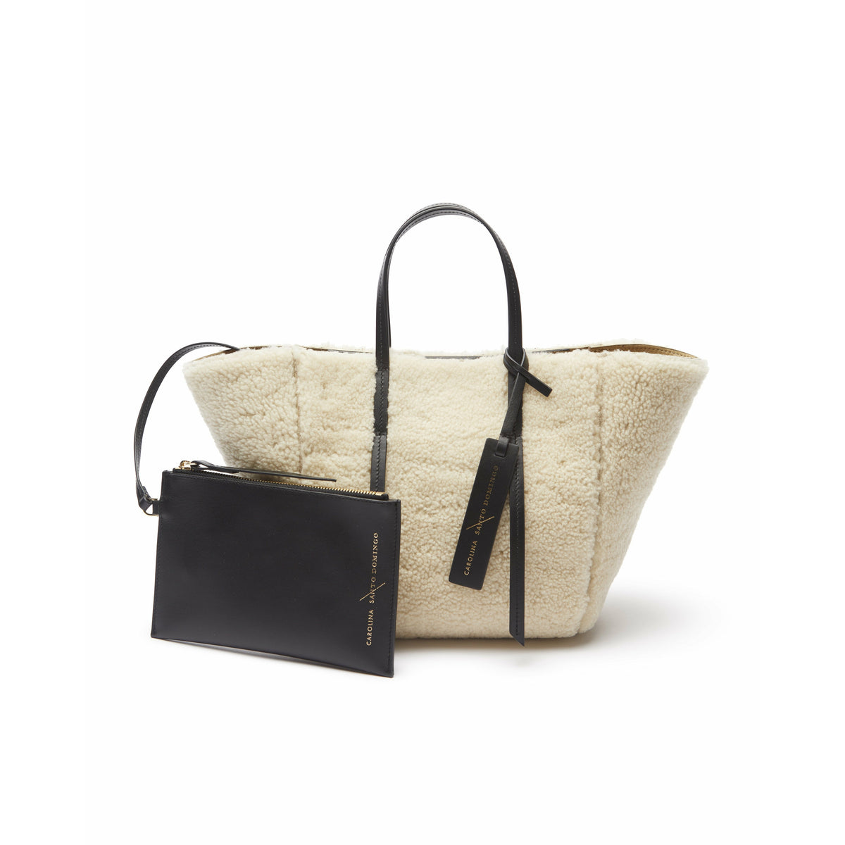 Shearling Caspia Mini Tote