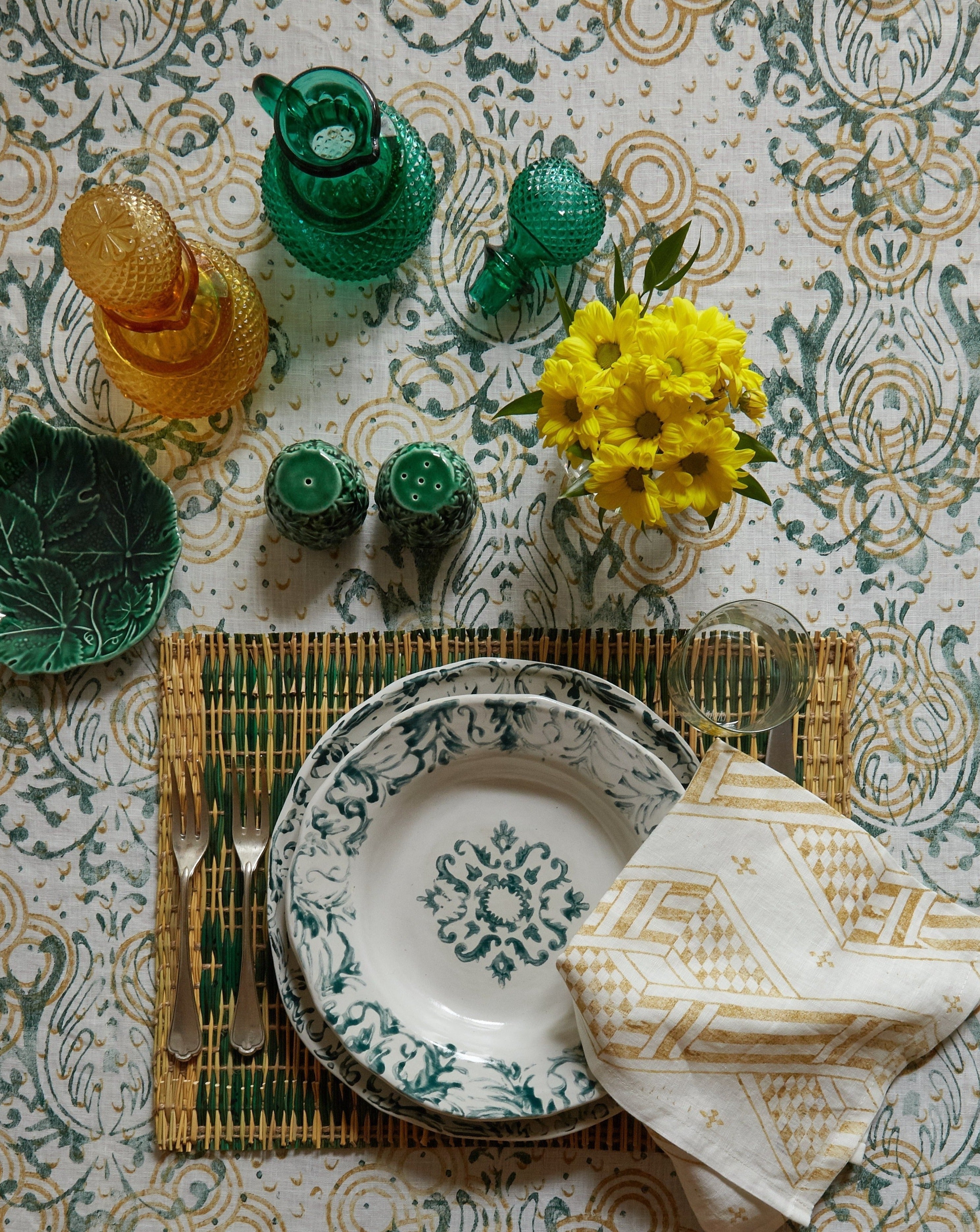 Moroccan Placemat in Green