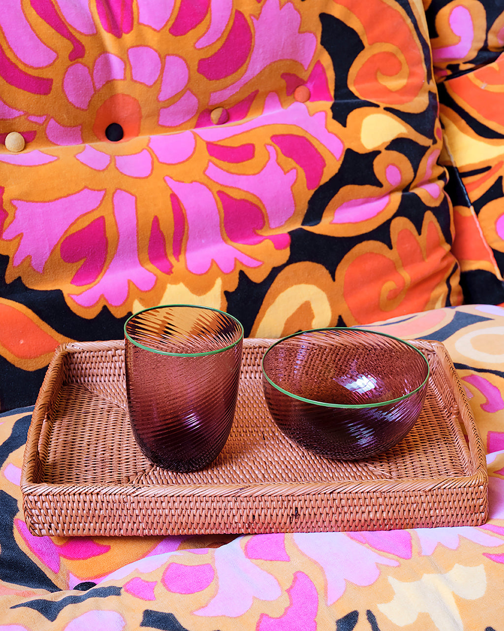 Salon Murano Glass in Plum