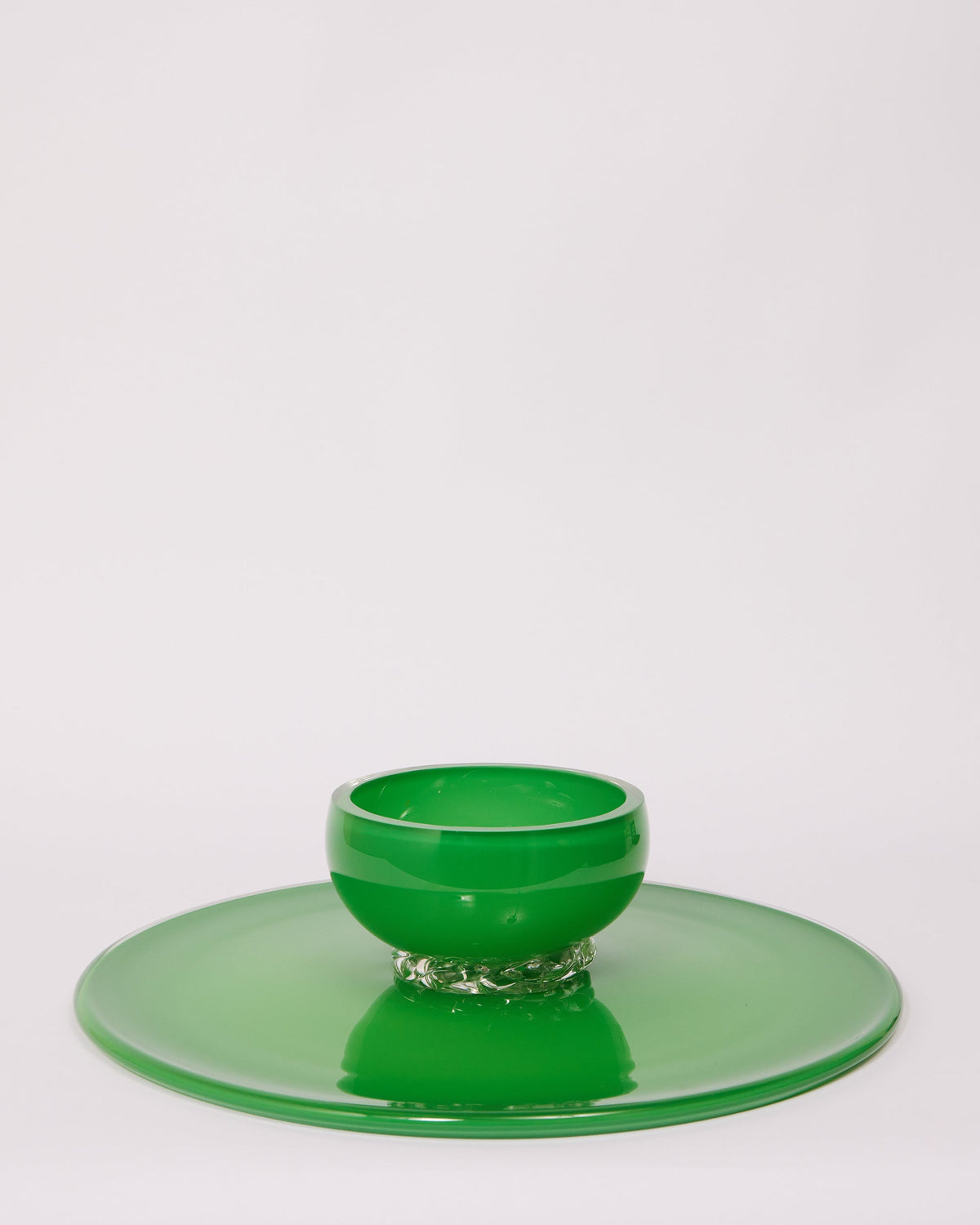 2-in-1 Cake Stand & Party Platter in Green