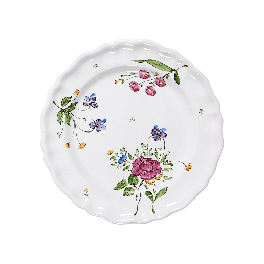 Picardie Salad Plate in Florale