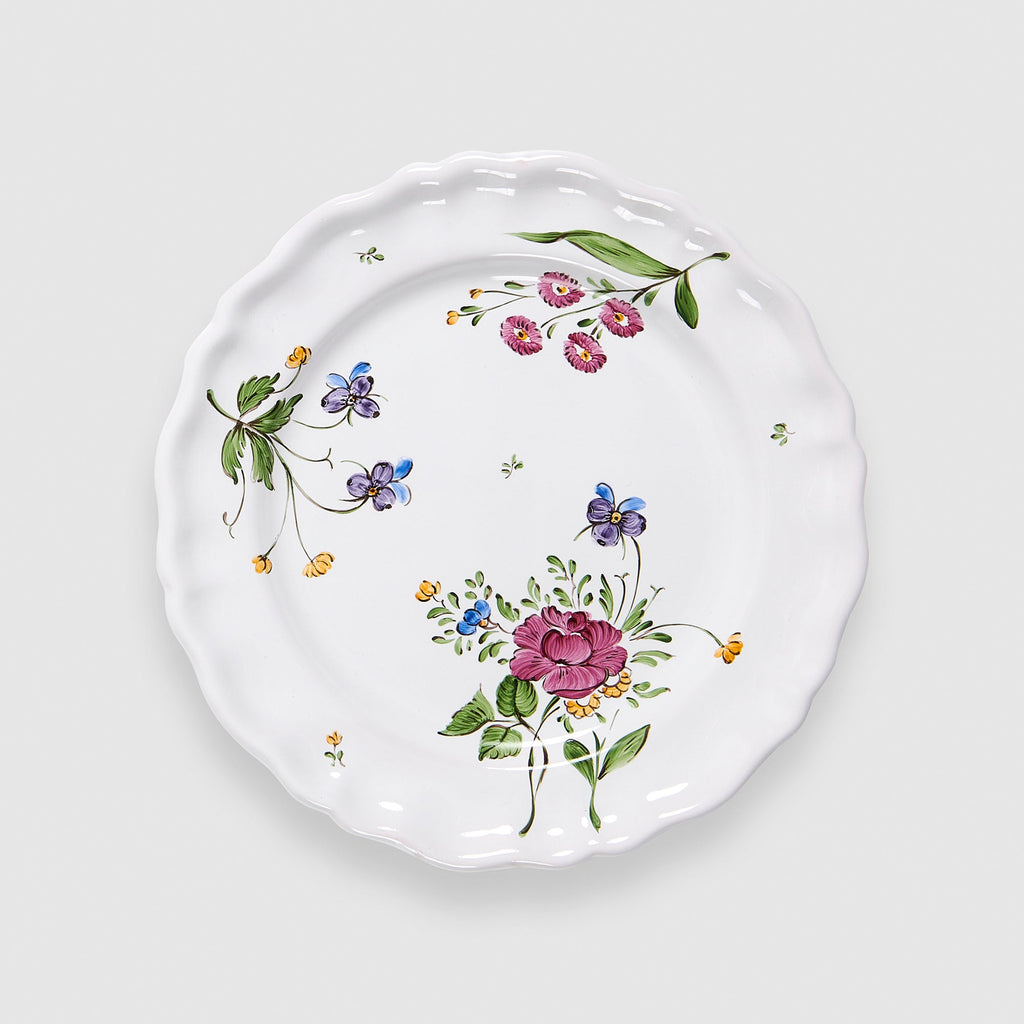Picardie Salad Plate in Florale