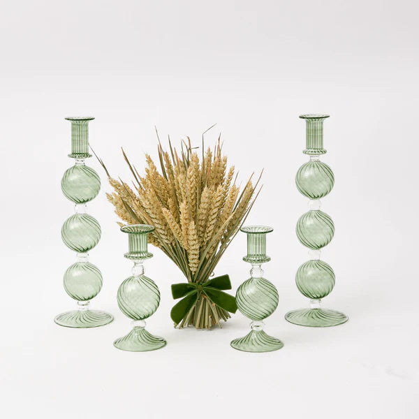 Camille Olive Candle Holder Set