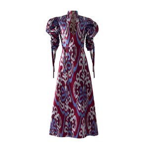 Wine Candela Dress