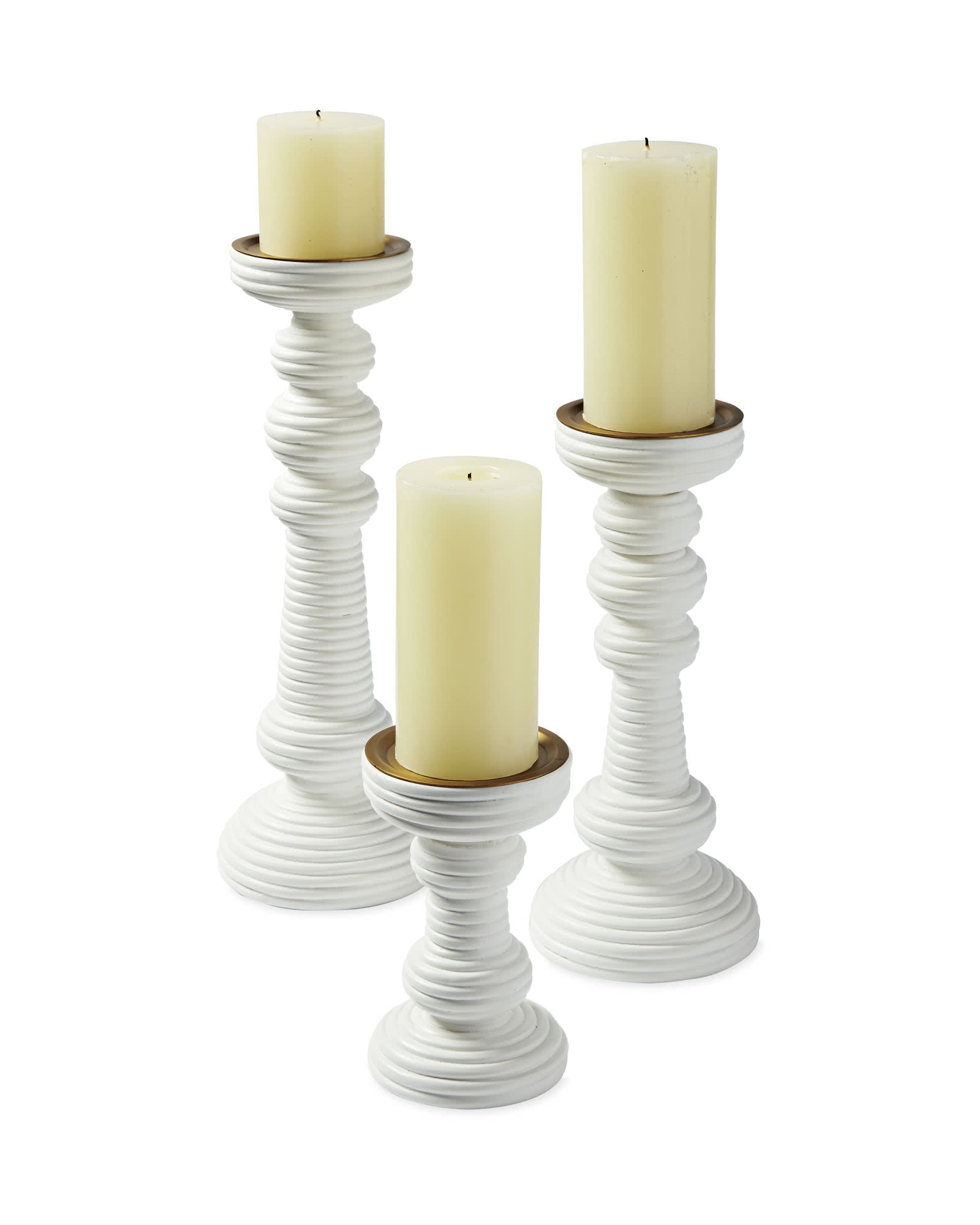 Carmel Rattan Candlestick