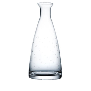 Crystal Table Carafe with Stars Design