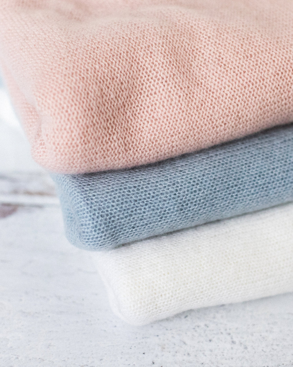 100% Cashmere Baby Blanket in Indigo
