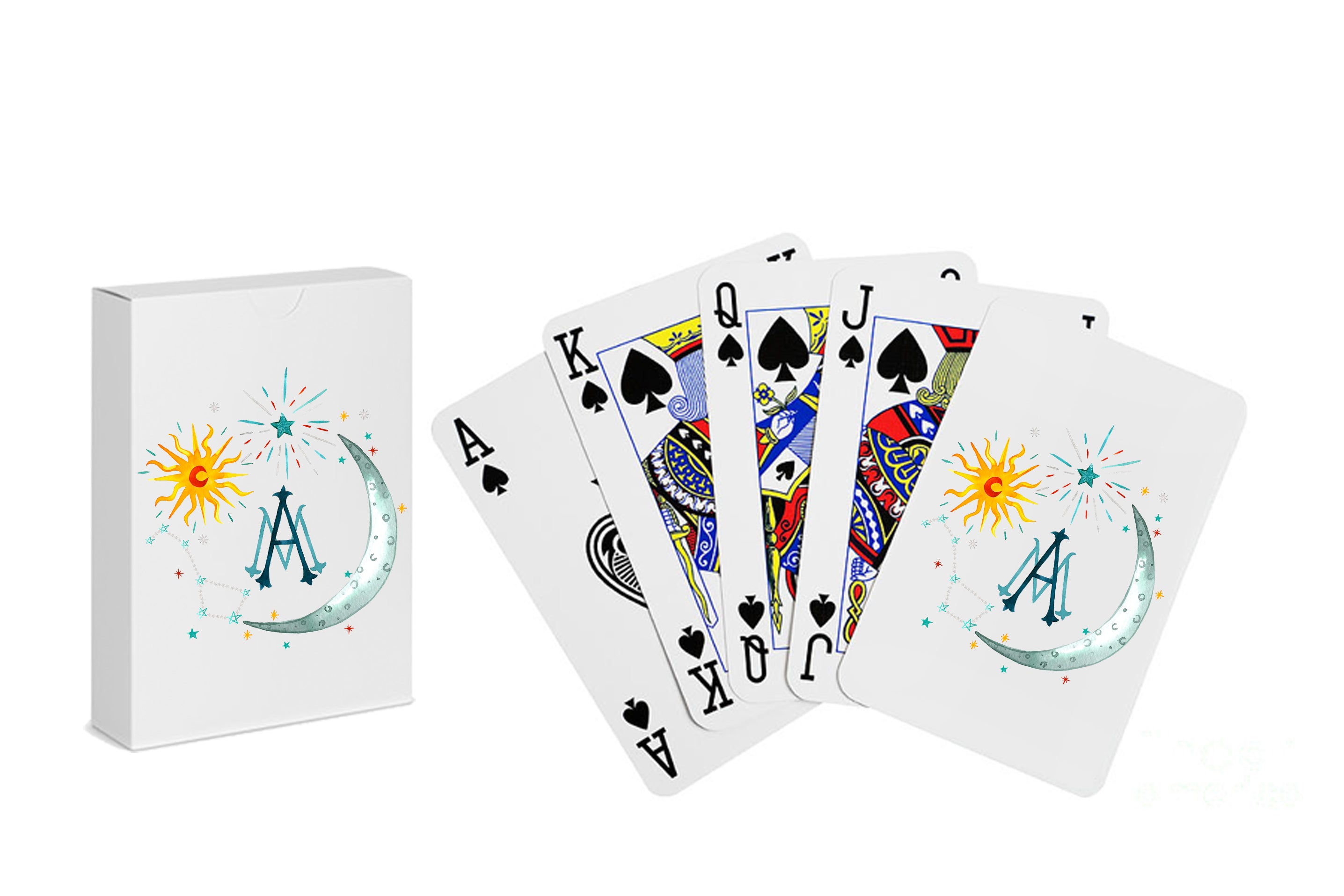 Personalized Crest Playing Cards