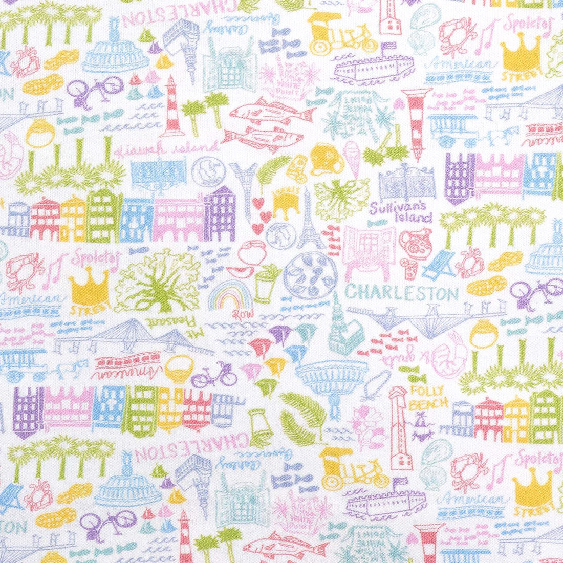 Charleston Boys Polo Shirt in Rainbow Row Multi