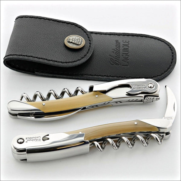 Chateau Laguiole Grand Cru Horn Tip Corkscrew
