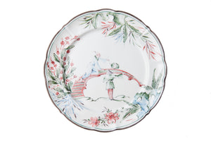 Chinoiserie Dinner Plates, Set of 12