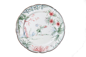 Chinoiserie Dinner Plates, Set of 12