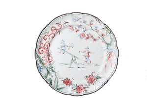 Chinoiserie Dinner Plates, Set of 12