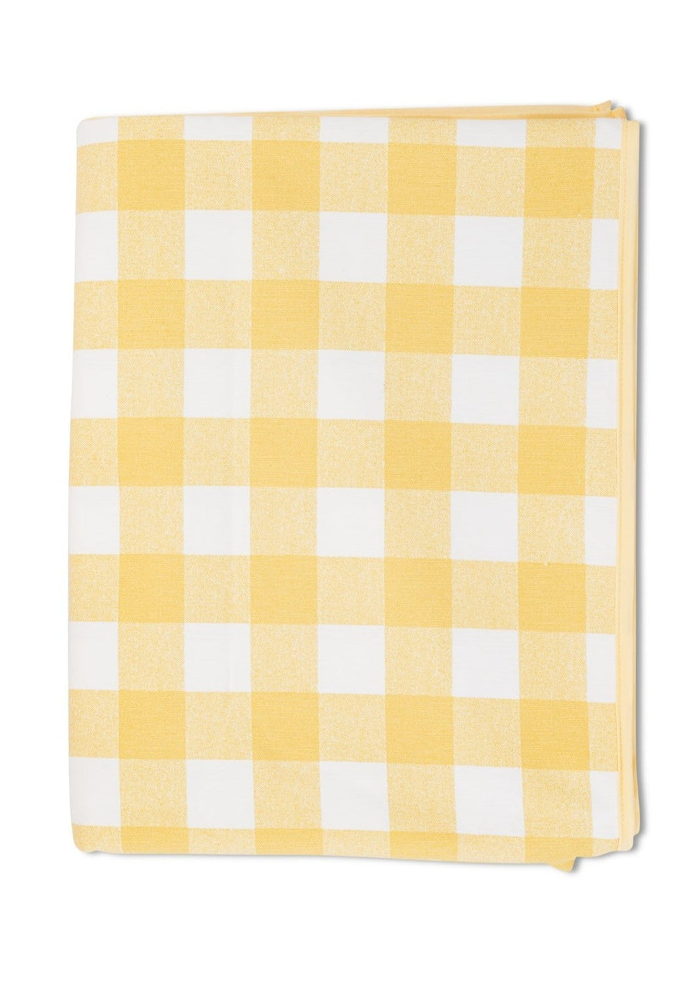 Chloe Gingham Tablecloth in Yellow
