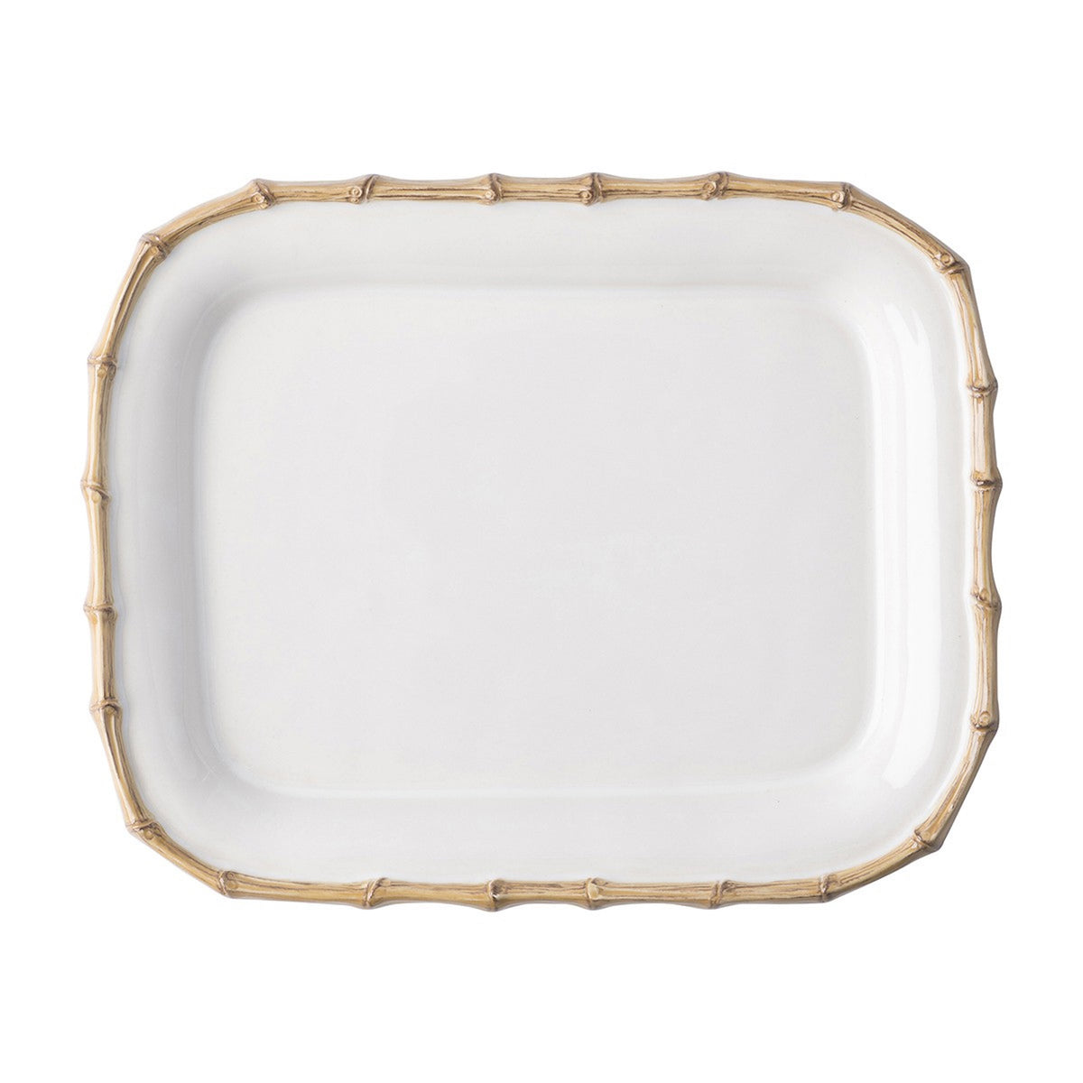 Classic Bamboo Natural Rectangular Platter