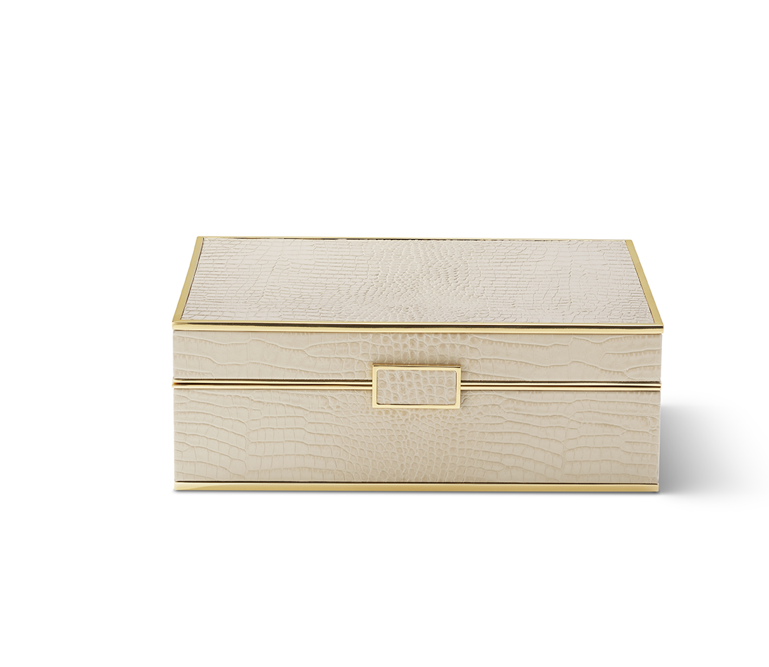 Aerin Classic Croc Jewelry Box on Over The Moon