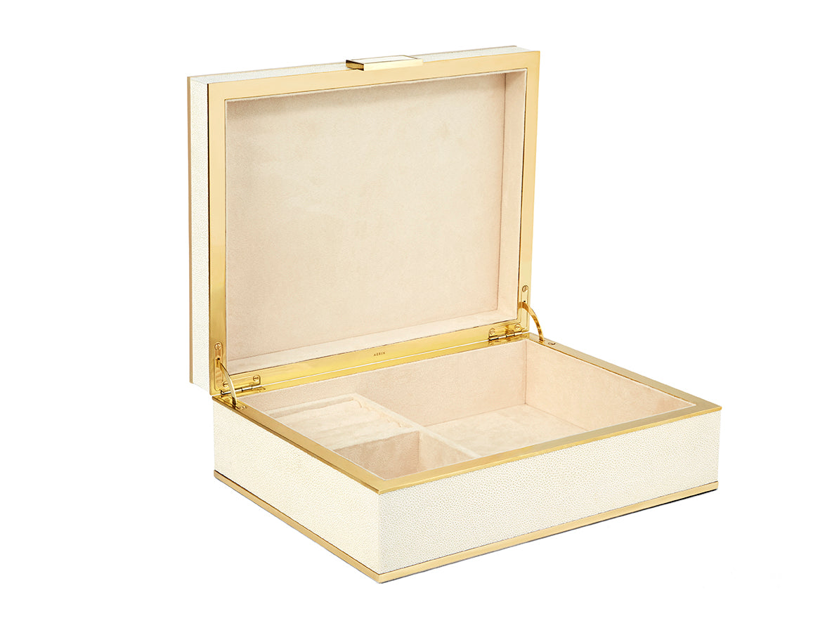 Aerin Classic Shagreen Jewelry Box on Over The Moon