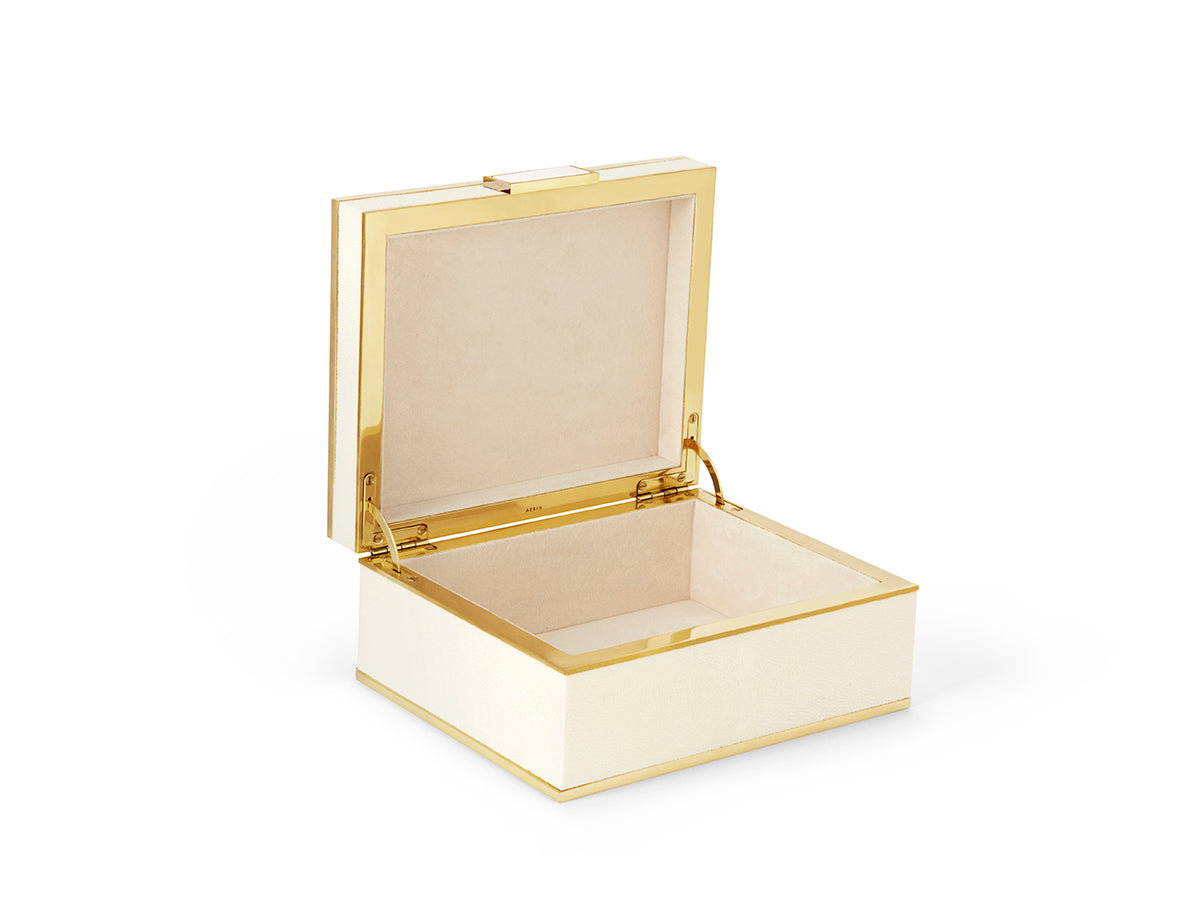 Aerin Classic Shagreen Jewelry Box on Over The Moon