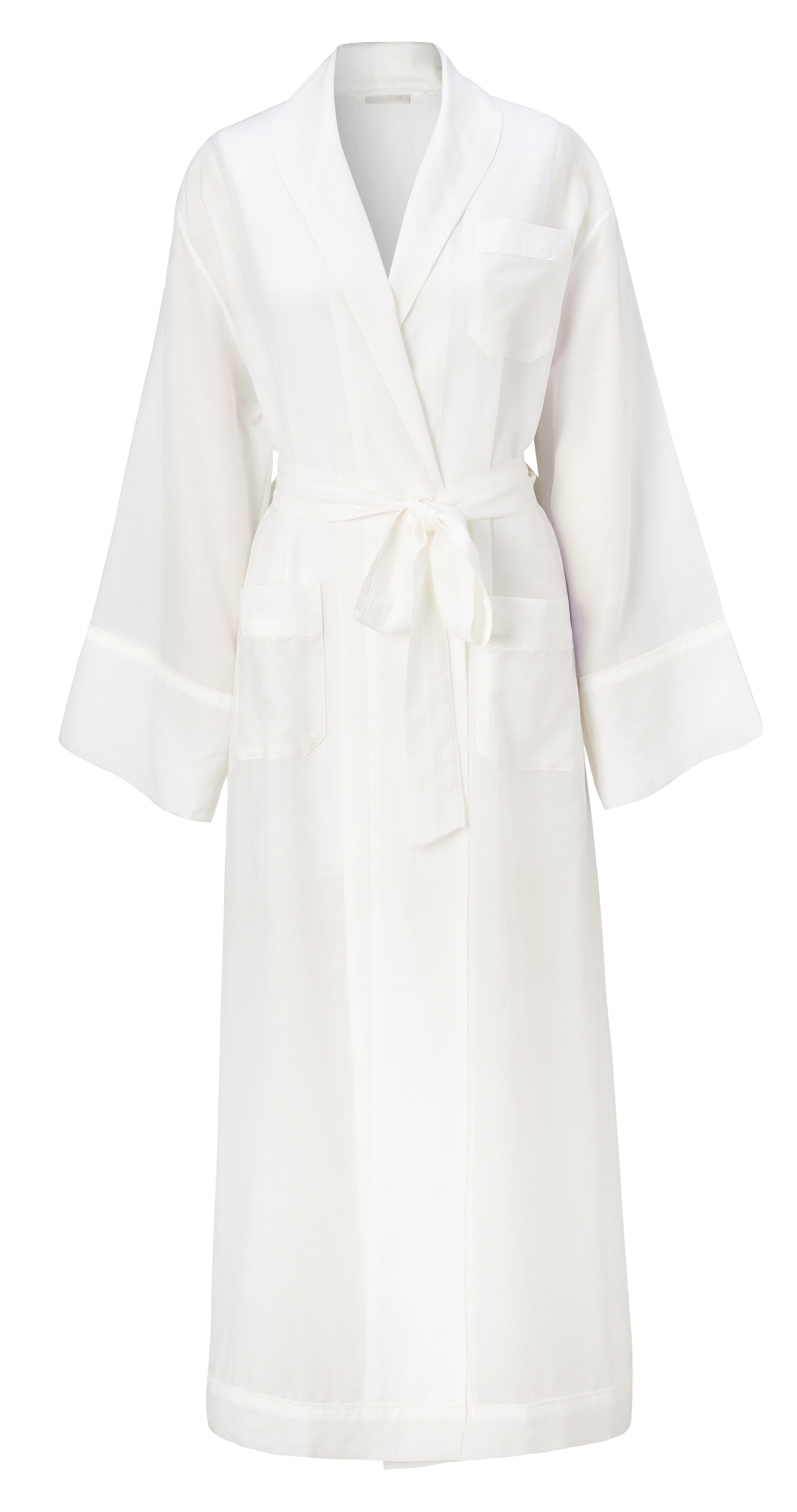 Claudette Pearl Silk Cotton Robe