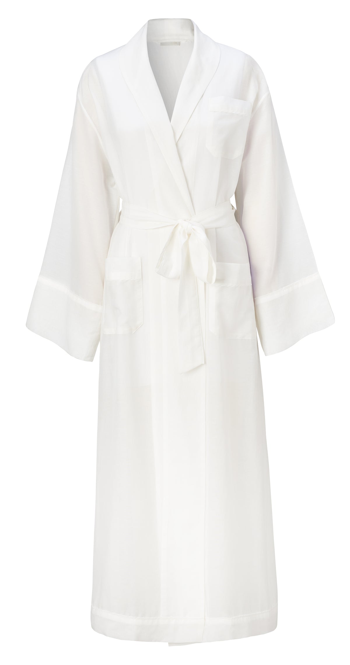 Claudette Pearl Silk Cotton Robe