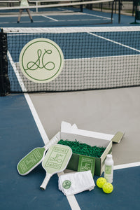 Beautiful pickleball paddles, eco-friendly and reusable water bottles. Perfect courtside towel. Shop Short Court for all your Pickleball essentials and give a gift box as the perfect started kit. Collection 1