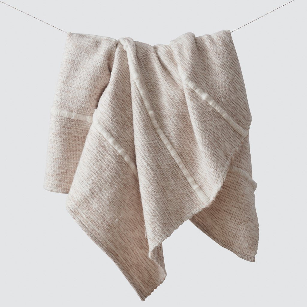 Contigo Wool Throw - Sand