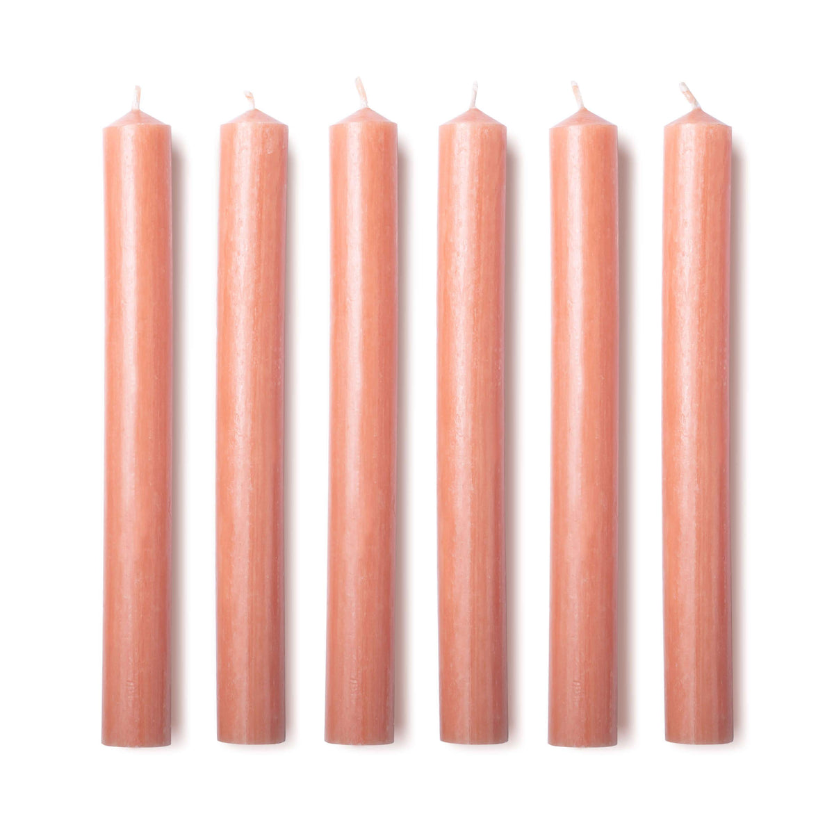 Issy Granger | Orange Wax Coloured Dinner Candles 