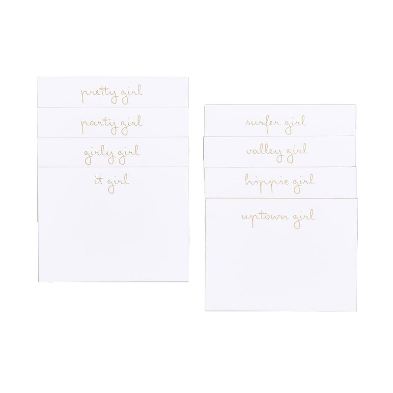 Girls Night Place Cards, Set of 24