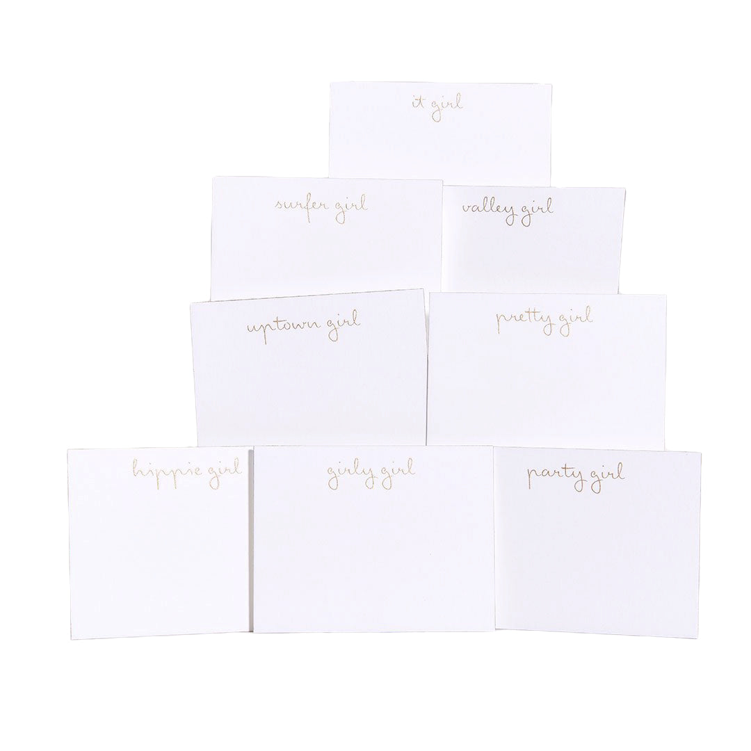 Girls Night Place Cards, Set of 24