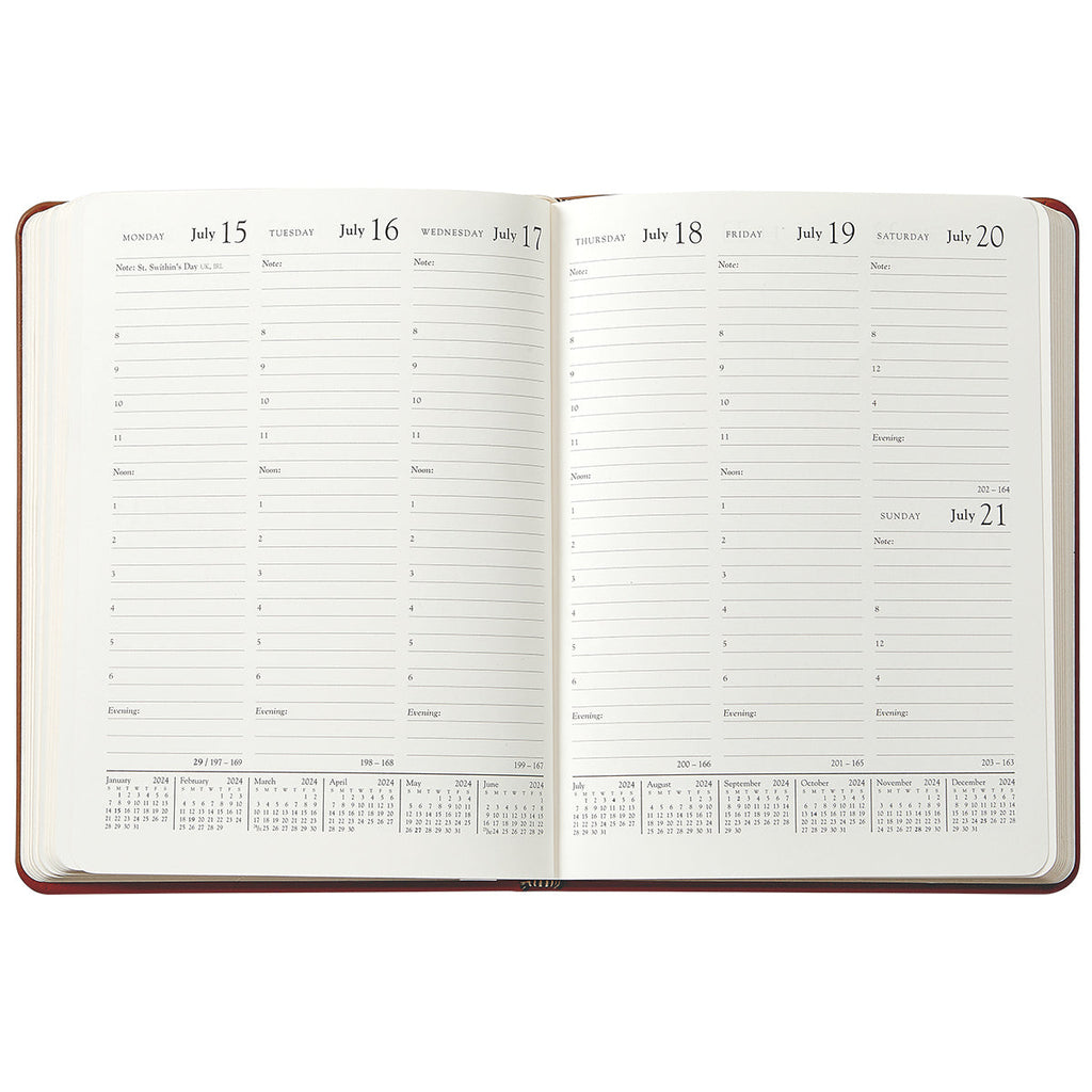 Office diary agenda Casterman Le Cat 18,5x22,5cm (2024)