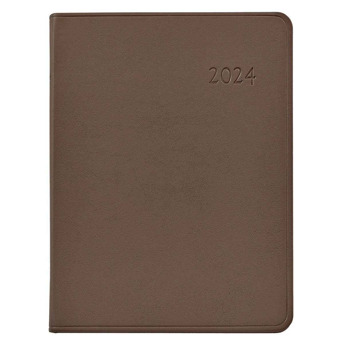 OBERTHUR - 1 Kiev 27 Week to View Desk Diary - January 2024 to December 2024  - Size 21 x 27 cm - Taupe Visual - Bilingual : : Stationery &  Office Supplies