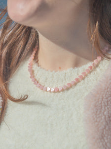 Delilah Necklace in Pink