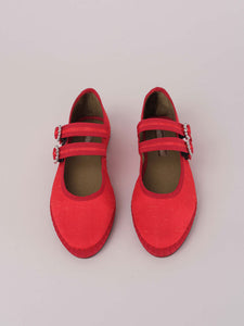 Double Lace Flat in Pepper