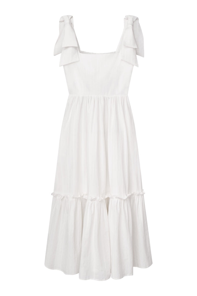 The Elizabeth Dress in White | Over The Moon
