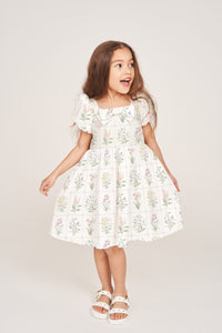 The Kylie Girl Dress in Tuscan Garden Floral
