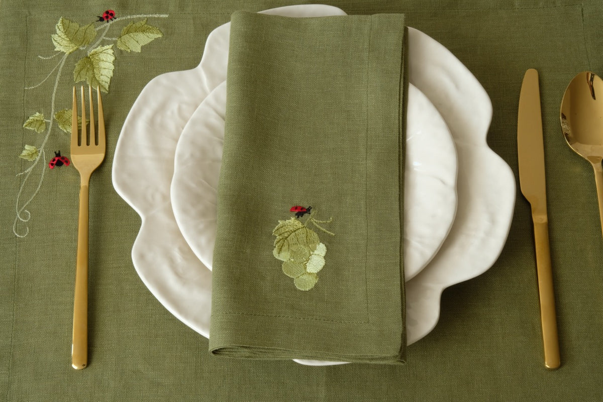 Vineyard Collection Napkin and Placemat, Set of 2