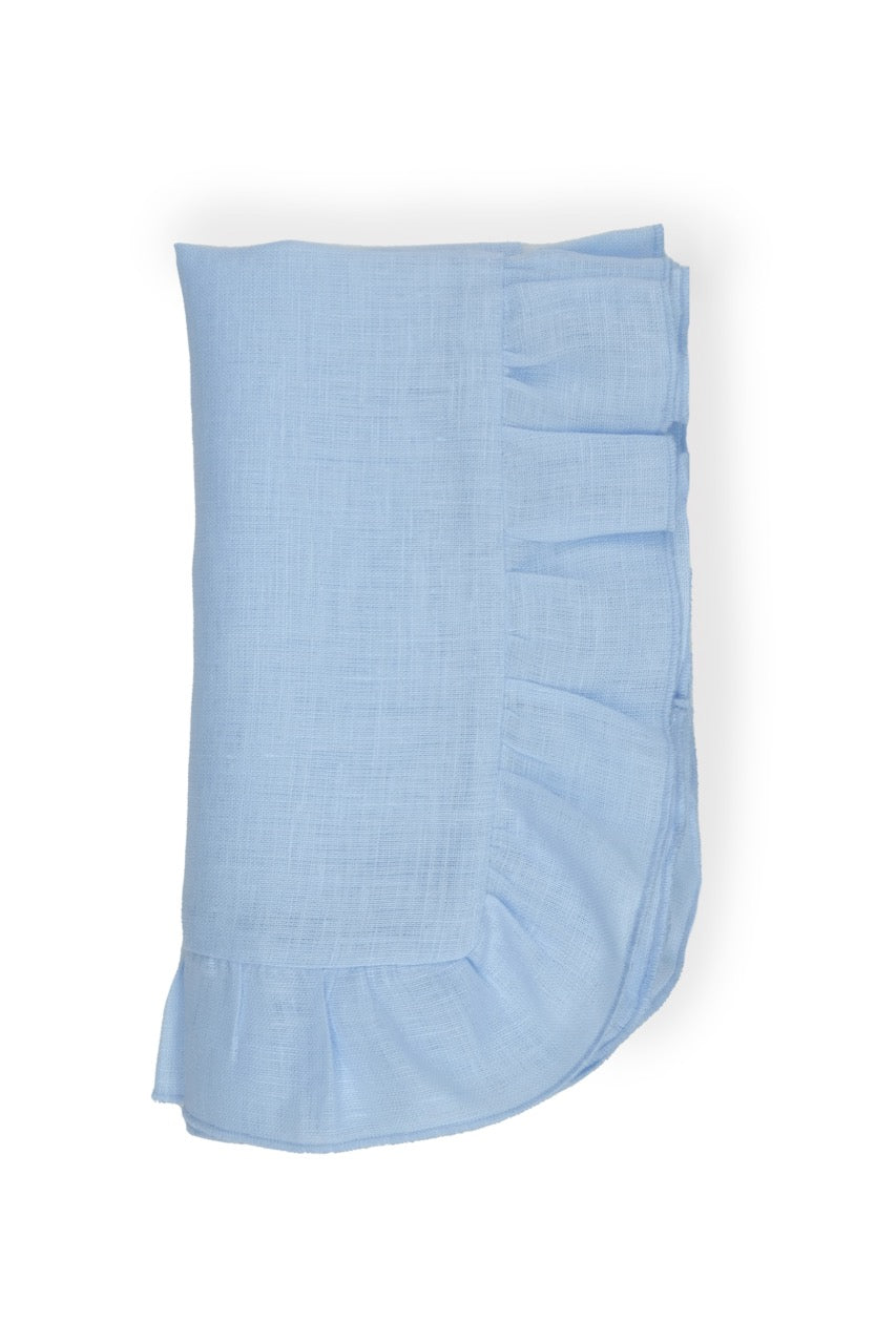 Ruffles Mavi Napkin and Placemat, Set of 2