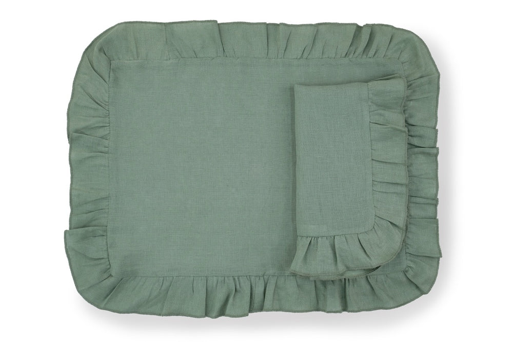 Ruffles Sea Sonen Placemat, Set of 4