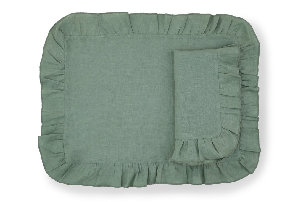 Ruffles Sea Sonen Placemat, Set of 4