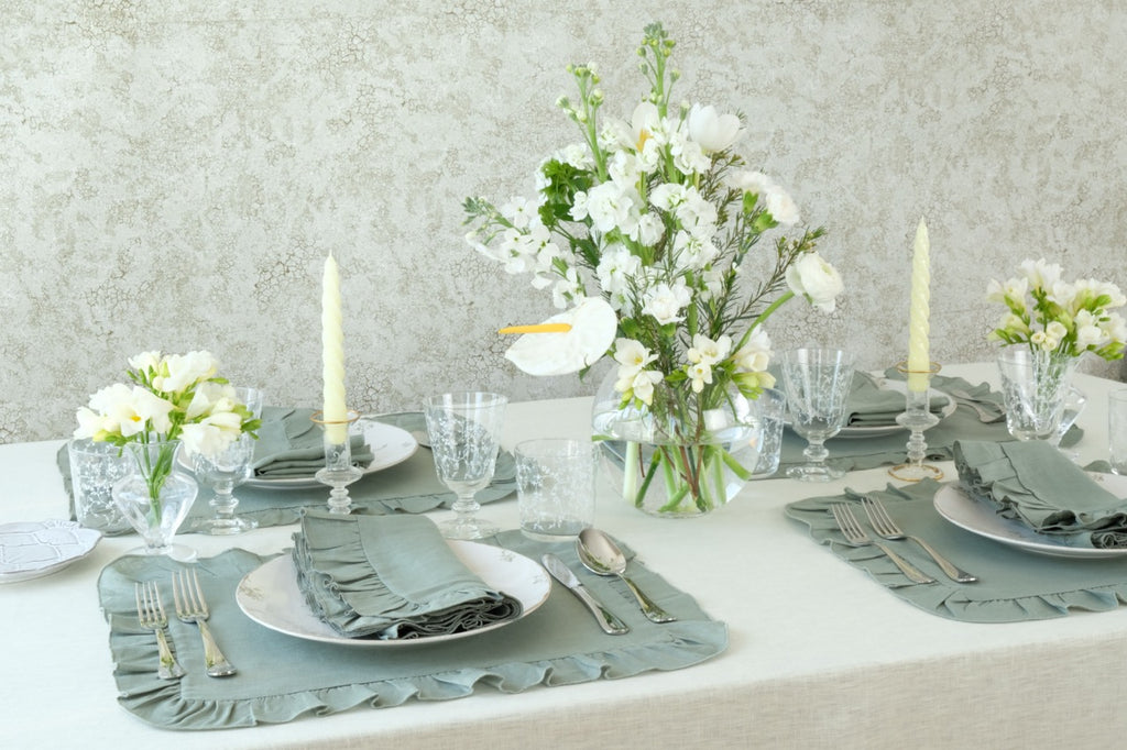 Ruffles Sea Sonen Placemat, Set of 4
