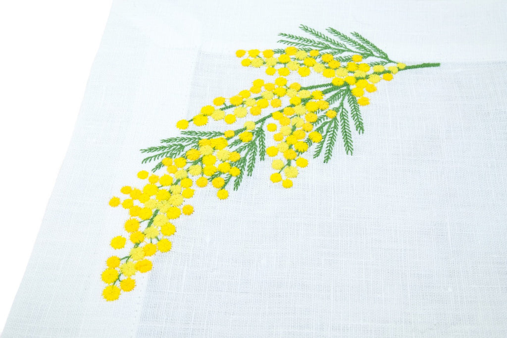 Mimosa Napkin and Placemat, Set of 2