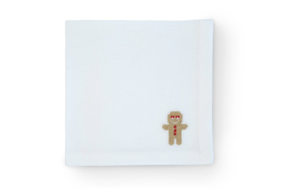 Sparkling Ginger Bread Napkin and Placemat, Set of 2