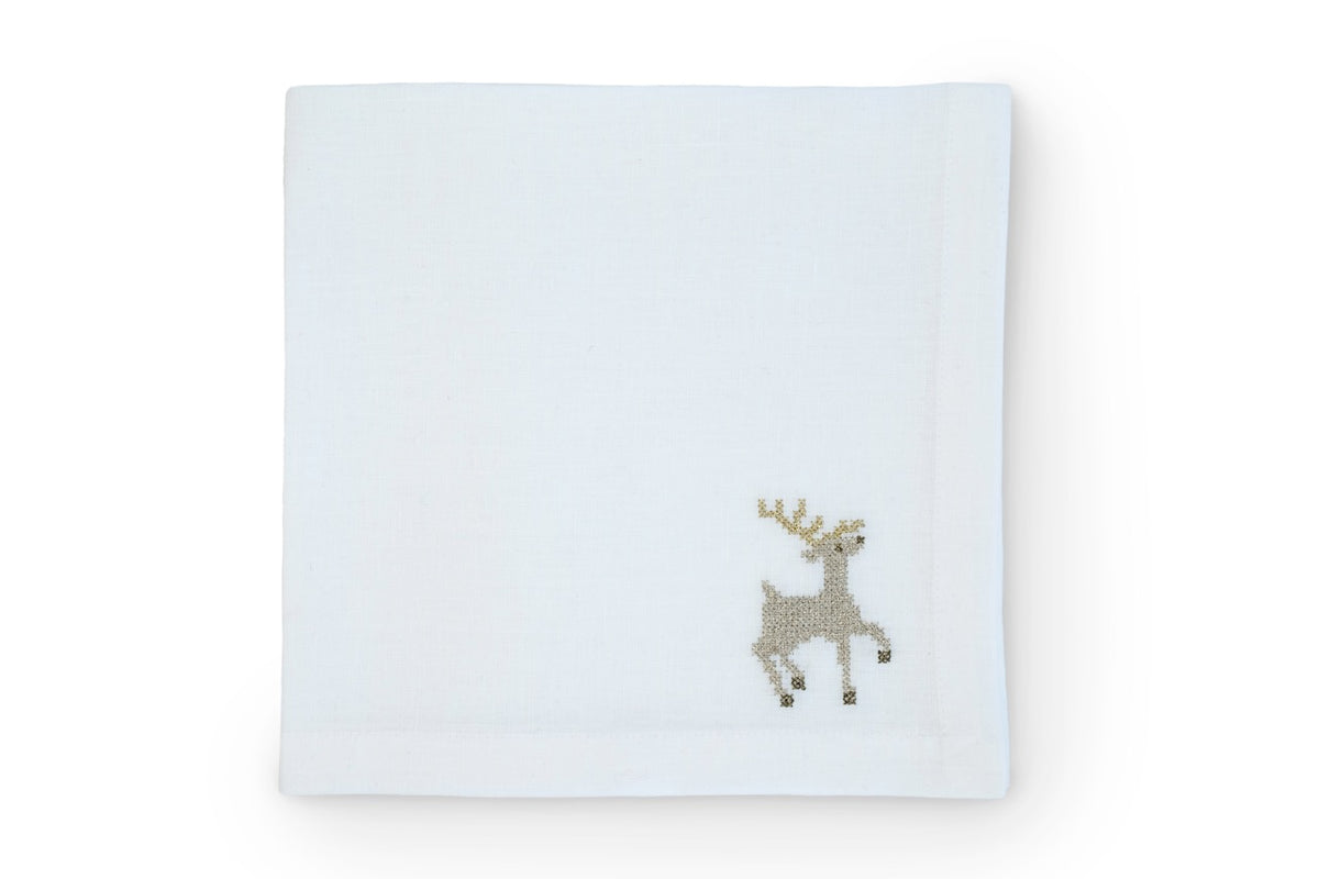 Sparkling Reindeer Napkin, Set of 4