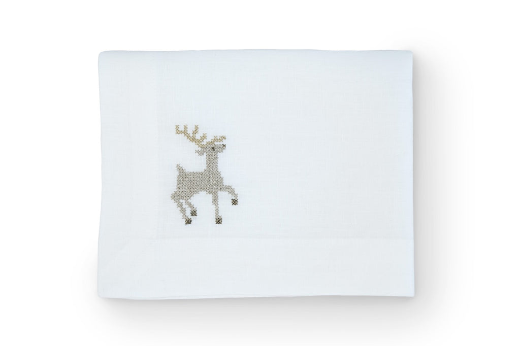 Sparkling Reindeer Napkin and Placemat, Set of 2